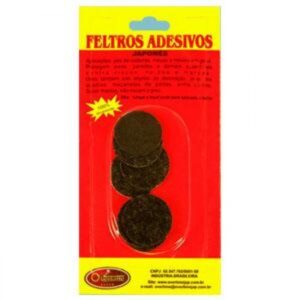 Feltro Adesivo Japonês Redondo 2.5 cm 8 peças