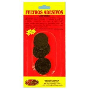 Feltro Adesivo Japonês Redondo 3.0 cm 8 peças