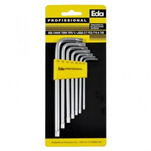 Chave Torx Jogo T10-T40 7 peças EDA 8QG